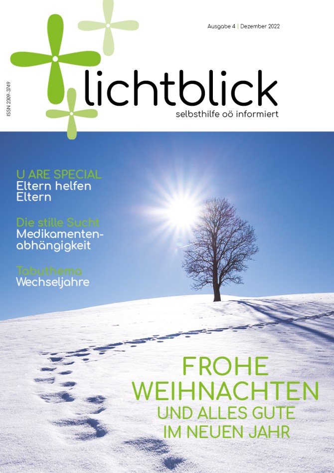 Aktuelle Ausgabe der Zeitschrift Lichtblick